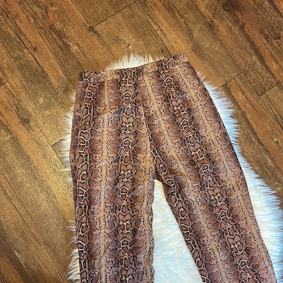 nANA Judy Phyton/Snake Skin Print High Waist Pants - Picture 6 of 6
